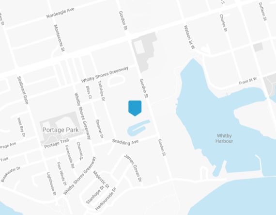 Whitby Hospital Office Map