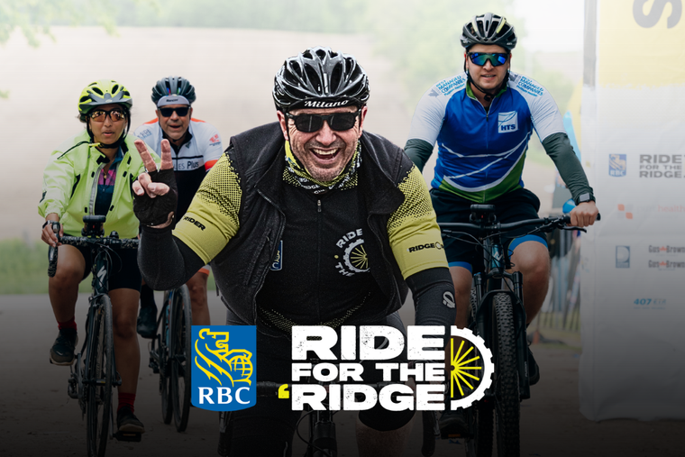 Ride for the 'Ridge Event Graphic